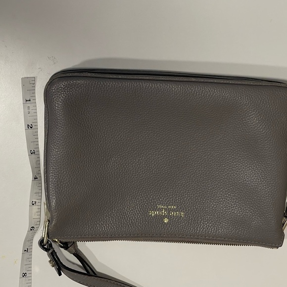 kate spade New York grey Leather Crossbody Bag - Picture 10 of 12